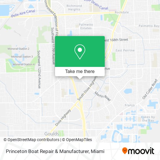 Mapa de Princeton Boat Repair & Manufacturer