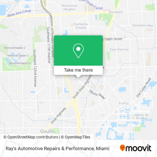 Ray's Automotive Repairs & Performance map