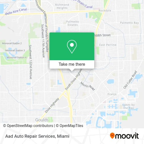 Aad Auto Repair Services map