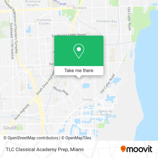 TLC Classical Academy Prep map