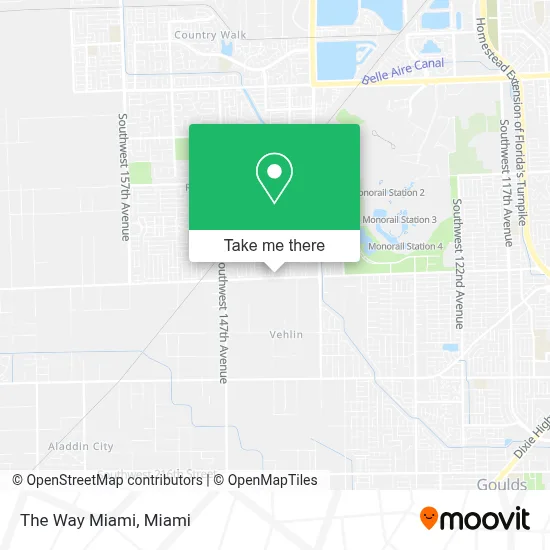 The Way Miami map