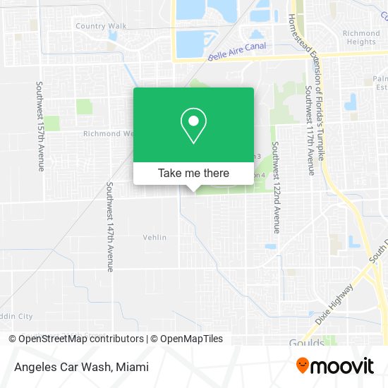 Angeles Car Wash map