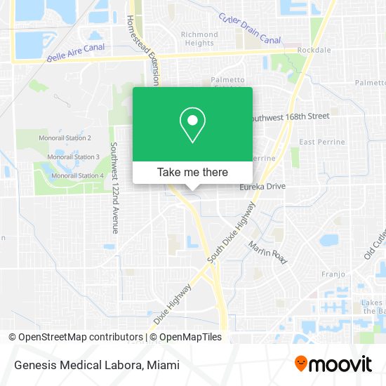 Genesis Medical Labora map