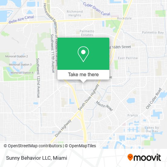 Sunny Behavior LLC map