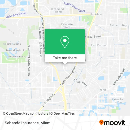 Sebanda Insurance map
