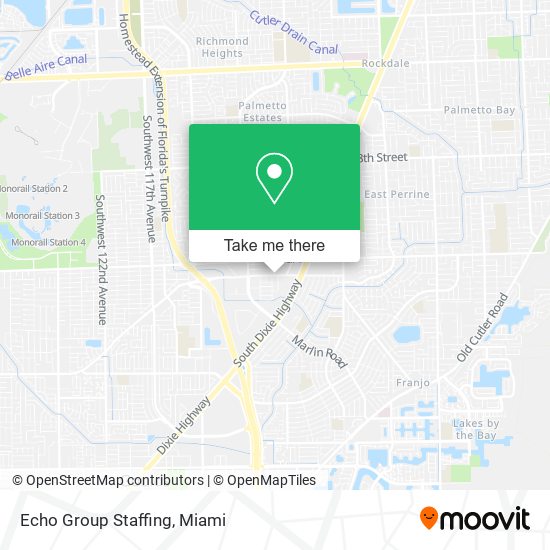 Mapa de Echo Group Staffing
