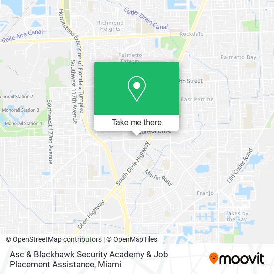 Asc & Blackhawk Security Academy & Job Placement Assistance map