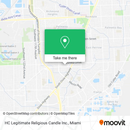 HC Legitimate Religious Candle Inc. map