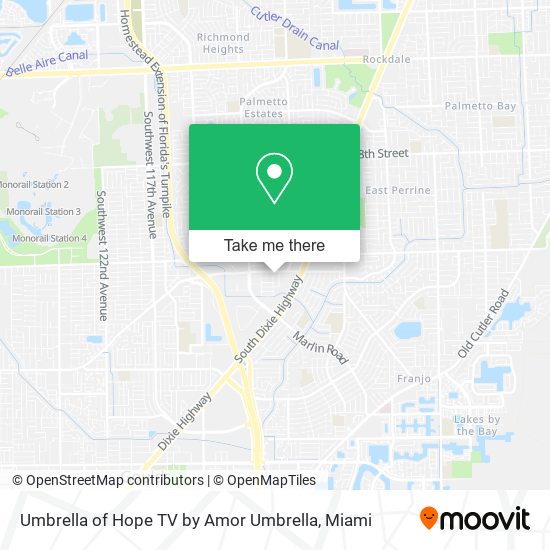 Umbrella of Hope TV by Amor Umbrella map