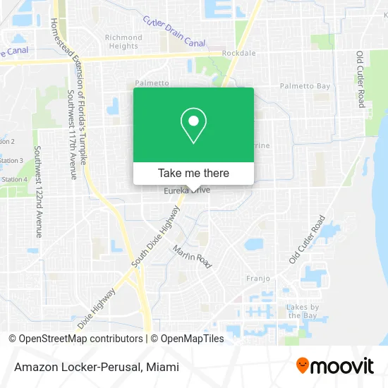 Amazon Locker-Perusal map