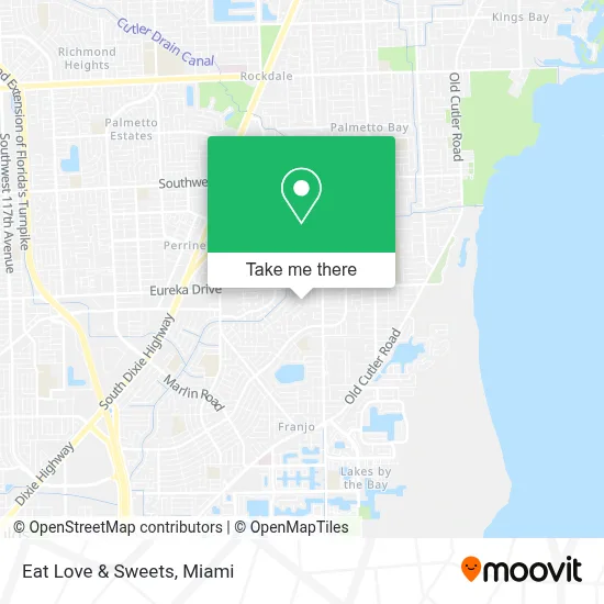 Eat Love & Sweets map