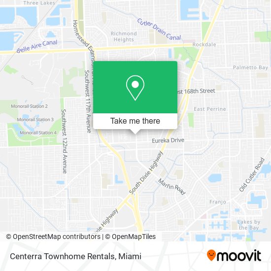 Centerra Townhome Rentals map