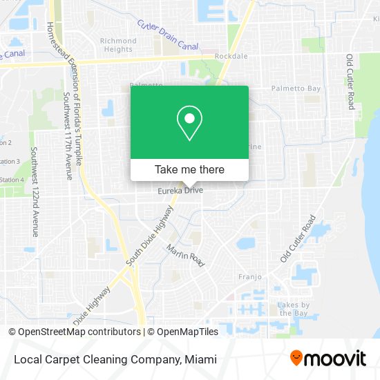 Local Carpet Cleaning Company map