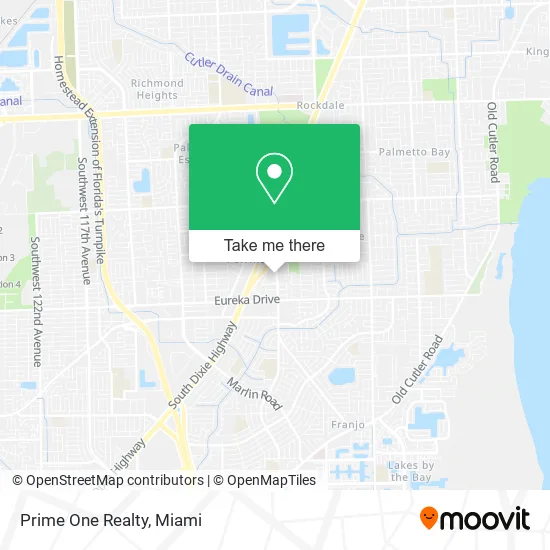 Prime One Realty map