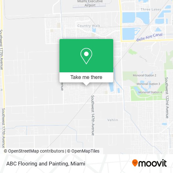 ABC Flooring and Painting map