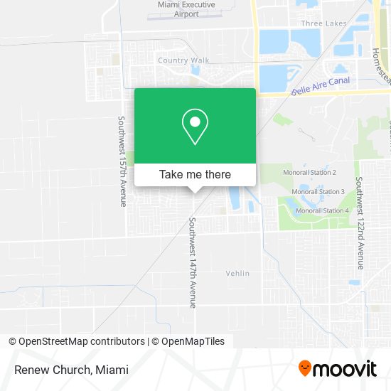 Renew Church map