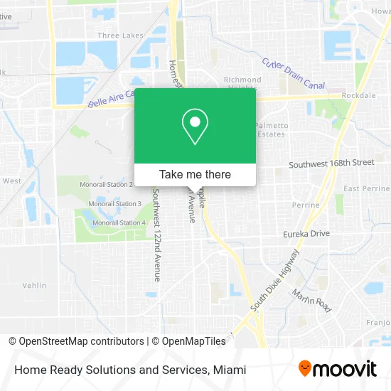 Home Ready Solutions and Services map