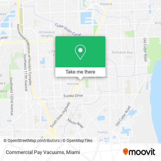 Mapa de Commercial Pay Vacuums