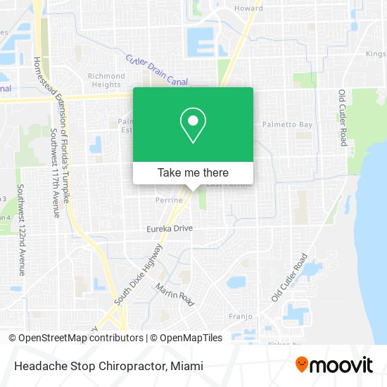 Headache Stop Chiropractor map