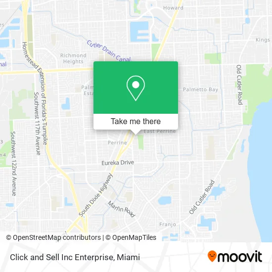 Click and Sell Inc Enterprise map