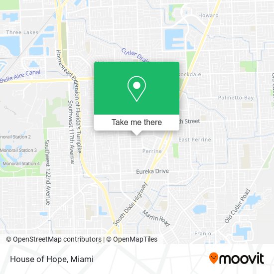 Mapa de House of Hope