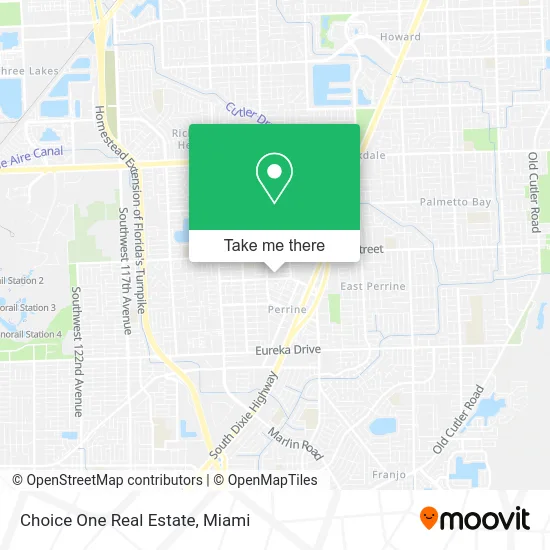 Choice One Real Estate map