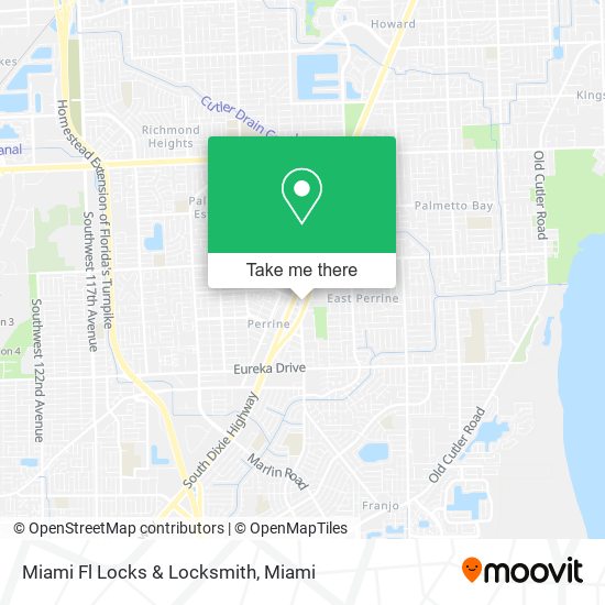 Mapa de Miami Fl Locks & Locksmith