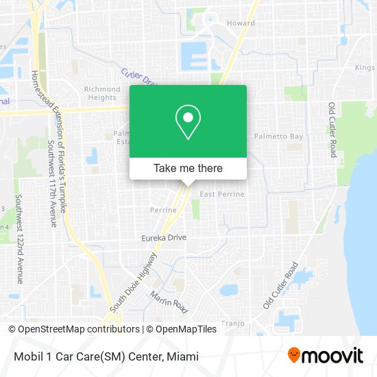 Mobil 1 Car Care(SM) Center map