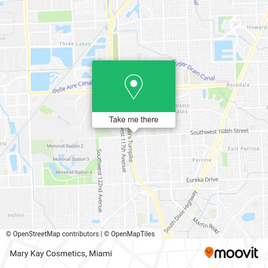 Mary Kay Cosmetics map