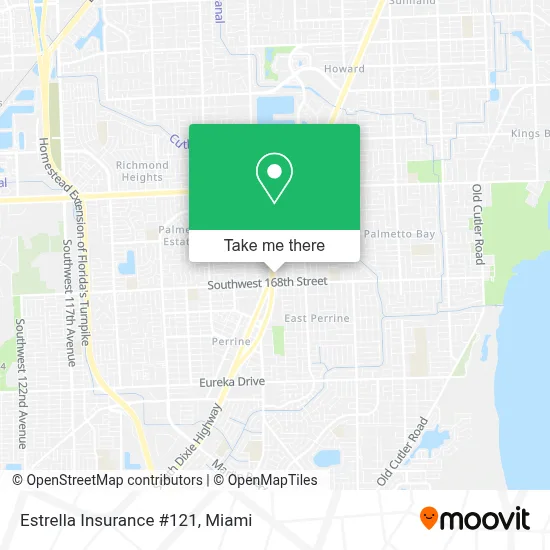 Estrella Insurance #121 map