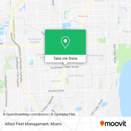 Allied Pest Management map