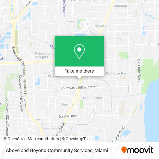 Mapa de Above and Beyond Community Services