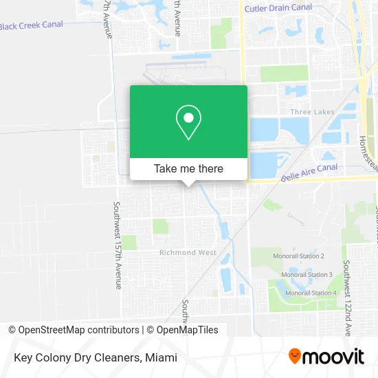 Key Colony Dry Cleaners map