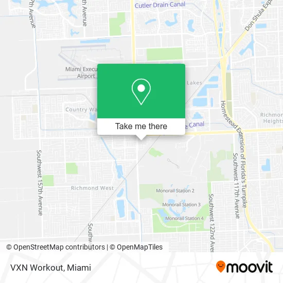 VXN Workout map