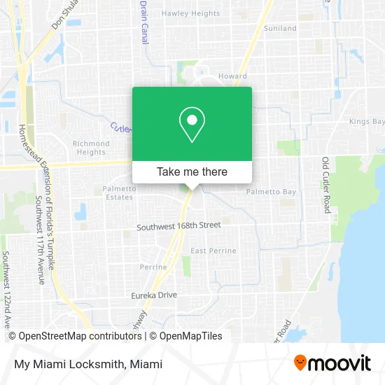My Miami Locksmith map