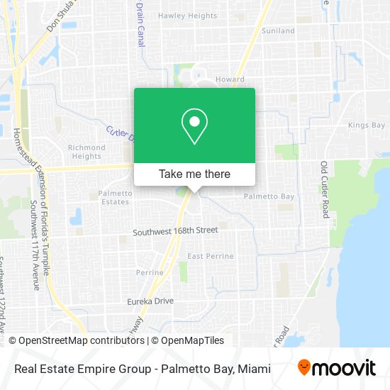 Mapa de Real Estate Empire Group - Palmetto Bay