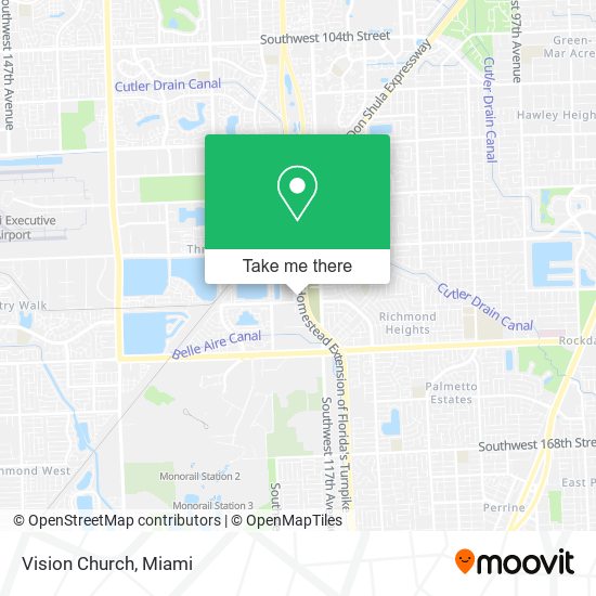 Mapa de Vision Church