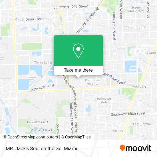 MR. Jack's Soul on the Go map