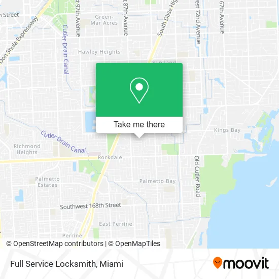 Full Service Locksmith map