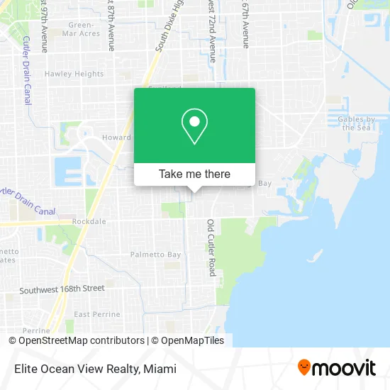 Elite Ocean View Realty map