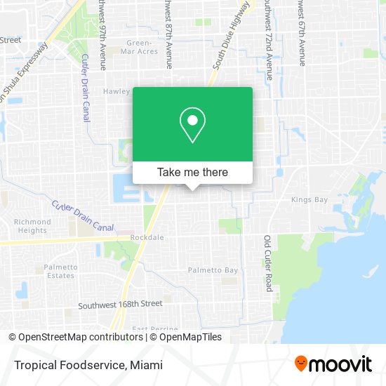 Tropical Foodservice map