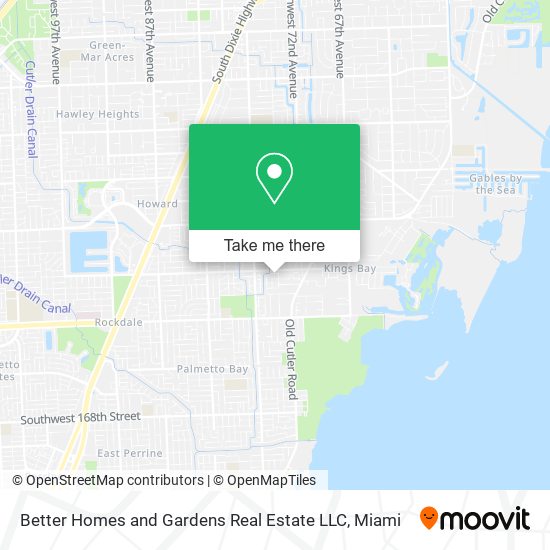 Better Homes and Gardens Real Estate LLC map