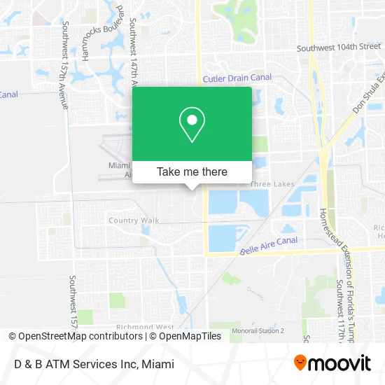 D & B ATM Services Inc map