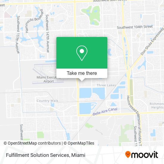 Mapa de Fulfillment Solution Services