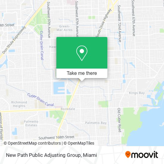 New Path Public Adjusting Group map