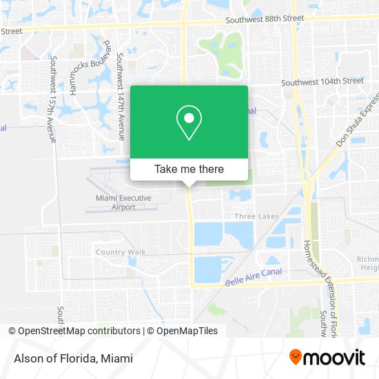 Alson of Florida map