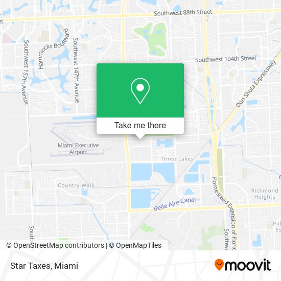Mapa de Star Taxes
