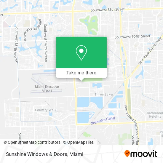 Sunshine Windows & Doors map
