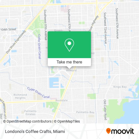 Londono's Coffee Crafts map