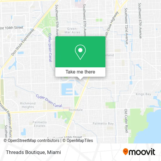Threads Boutique map
